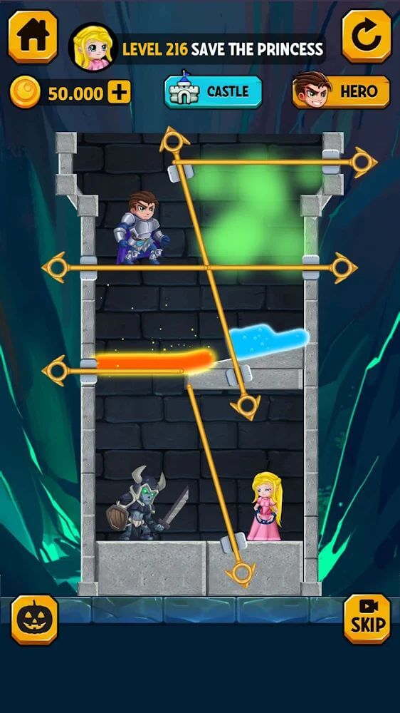 Rescue Cut - Rope Puzzle Mod APK v2.1.24 (Unlimited money) Download 