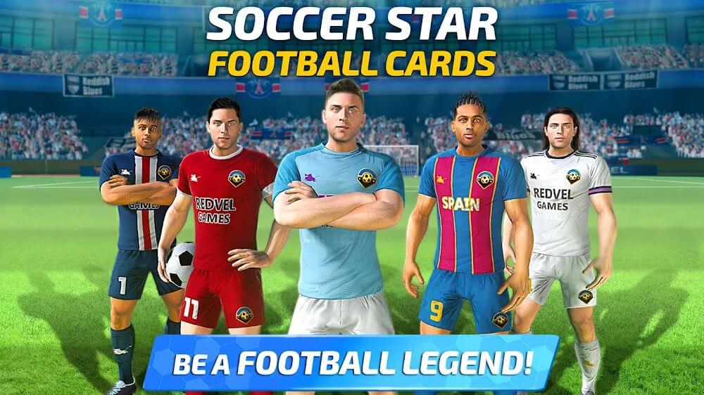 Soccer Star 2021 Football Cards: The soccer game