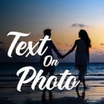 Text on photo editor – Texture