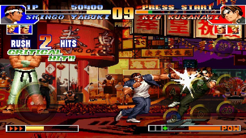 MARAVILHOSO!!! THE KING OF FIGHTER 97 HD REMASTERIZADO PARA ANDROID APK  DOWNLOAD GAMEPLAY 2022 