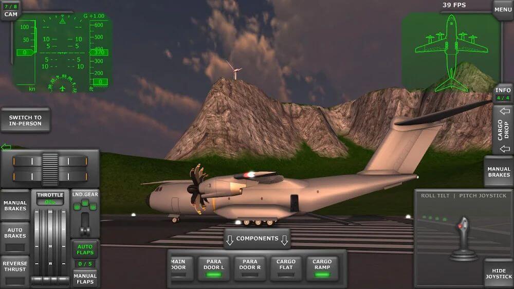 Mô phỏng chuyến bay cánh quạt 3D