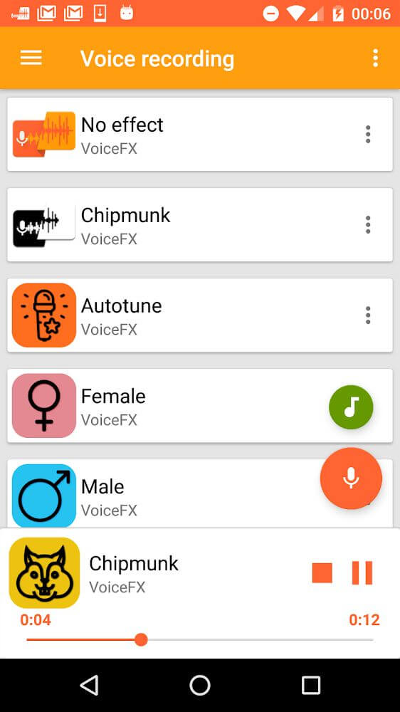 VoiceFX – Voice Changer with voice effects