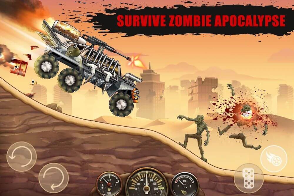Zombie Hill Racing – Earn To Climb: Zombie Games