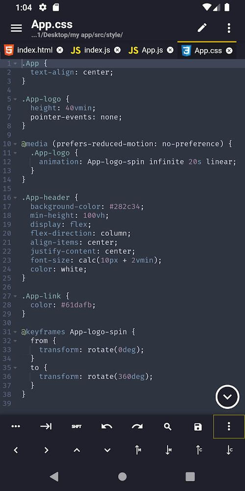 Acode – powerful code editor