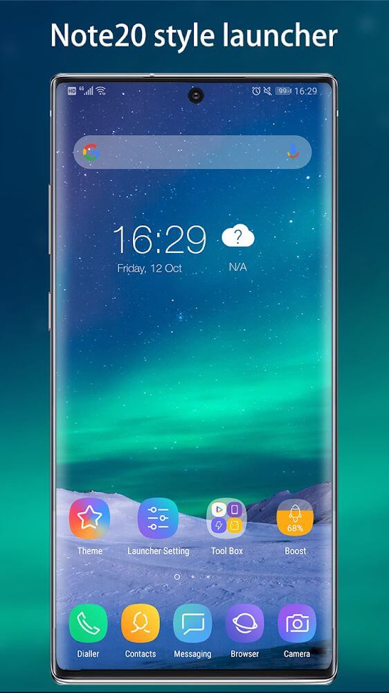 Cool Note20 Launcher for Galaxy Note,S,A -Theme UI