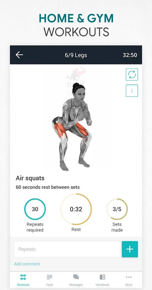 Fitness Online – weight loss workout app with diet