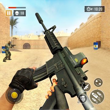 FPS Commando Shooting Gun Game Mod apk [Remove ads][God Mode][Weak enemy]  download - FPS Commando Shooting Gun Game MOD apk 1.0.23 free for Android.