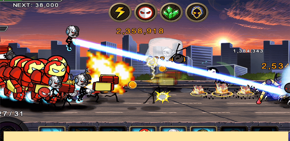 Download Super Stickman Heroes Fight MOD APK 4.0 (Unlimited money, heroes)
