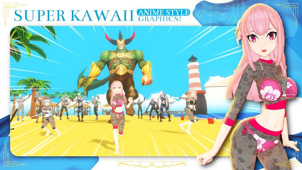Kawaii Legend: الفتح من Magic RPG Anime Games