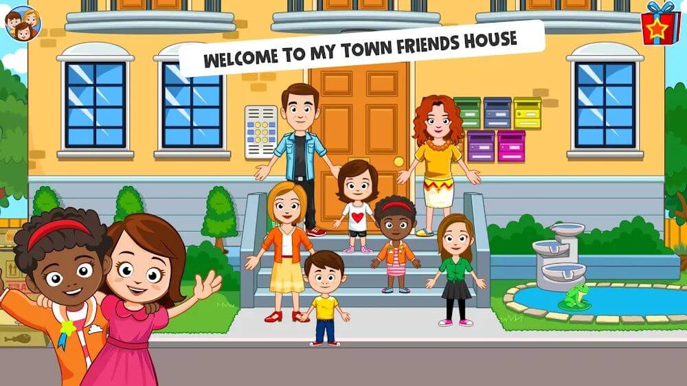 My Town: Friends house game