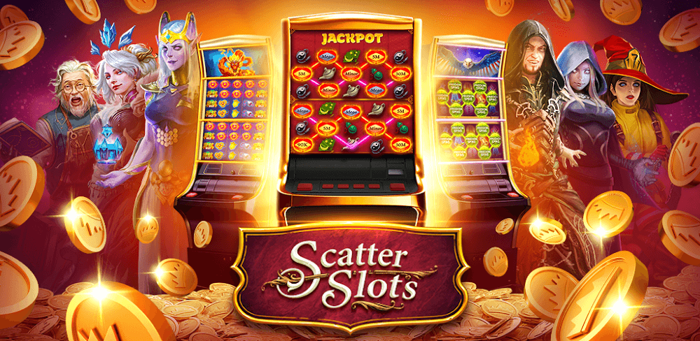 Scatter Slots - Slot Machines v4.41.0 MOD APK (Menu/Unlimited Money) Unduh