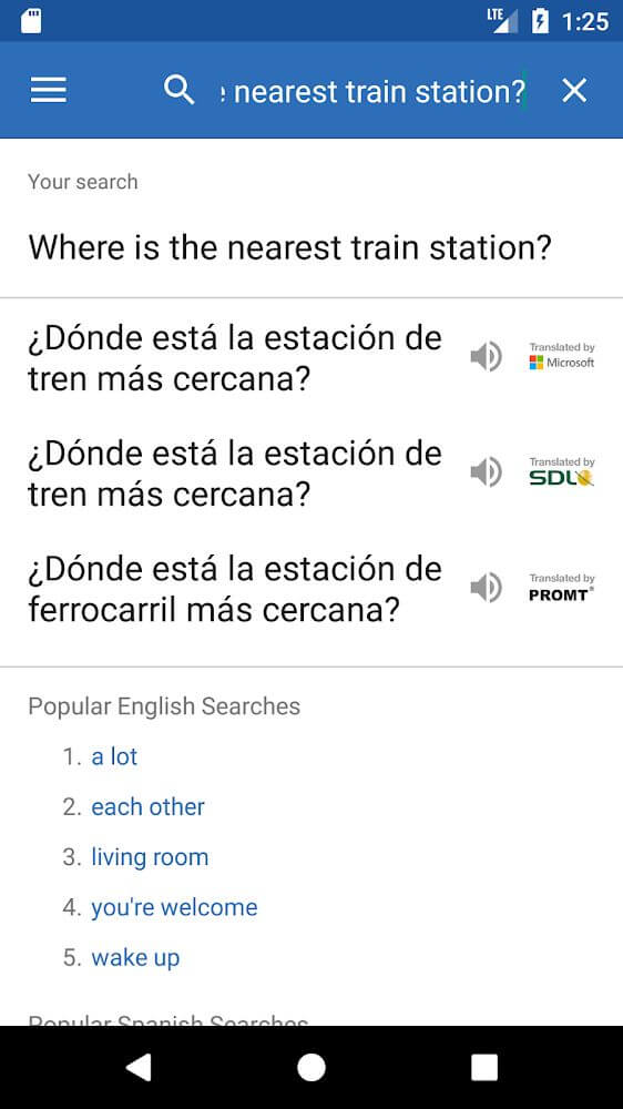 SpanishDict Translator