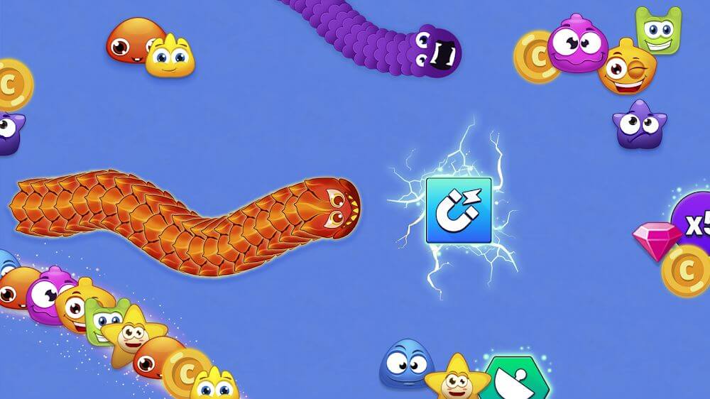 Hack Worm Hunt v3.7.0 MOD APK (Unlimited Money) 2024 free Worm-hunt-slither-snake-game-5