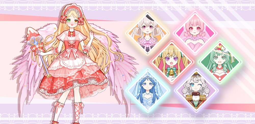 Anime Princess 2：Dress Up Game v2.3 MOD APK (Unlimited Money) Download