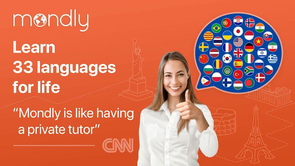 Learn 33 Languages – Mondly