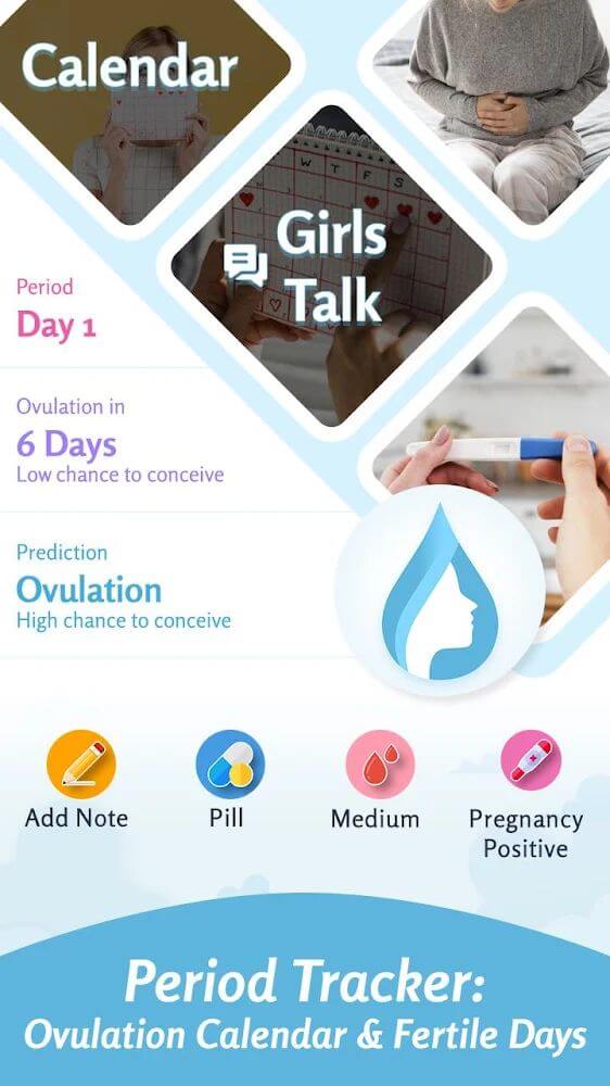 Period Tracker: Ovulation Calendar & Fertile Days