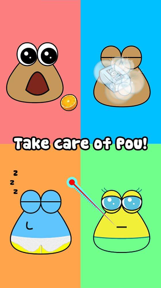 Hack game Pou v1.4.118 MOD APK (Unlimited Coins) 2024 Pou-3