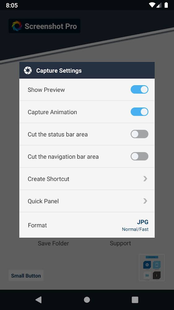 Screenshot Pro – Automatic trimming