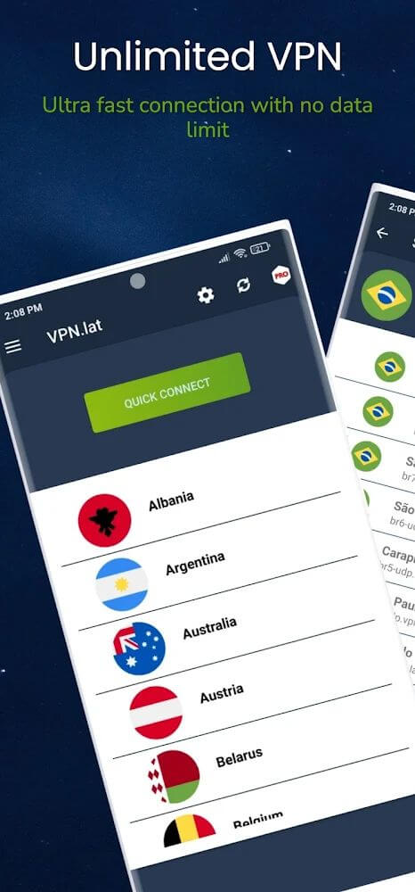 vpn lat extension