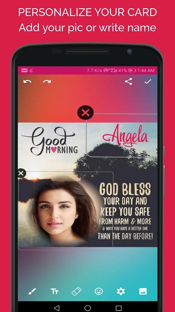 Greeting Photo Editor- Photo frame and Wishes app