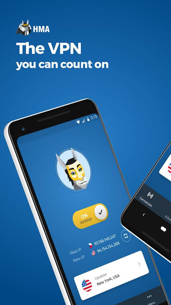 HMA VPN Proxy v5.71.6535 MOD APK (Premium Unlocked) Download