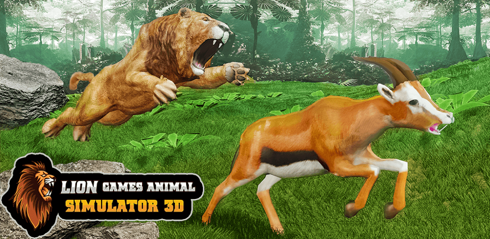 Lion Games Animal Simulator 3D  MOD APK (Unlimited Money) Download