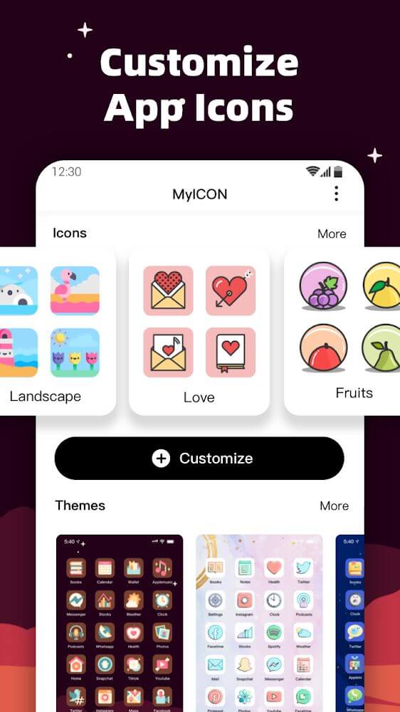 MyICON – Icon Changer, Themes, Wallpapers