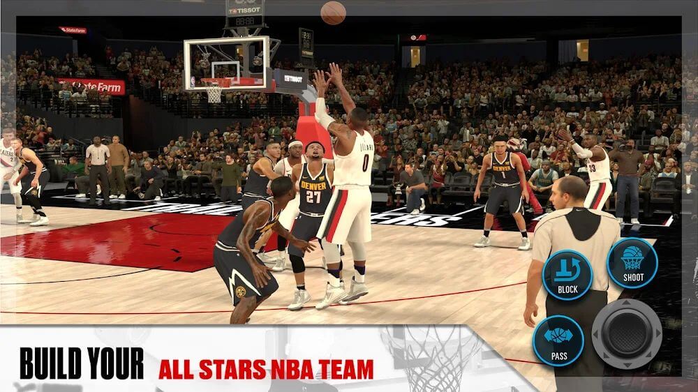 لعبة كرة السلة المحمولة NBA 2K