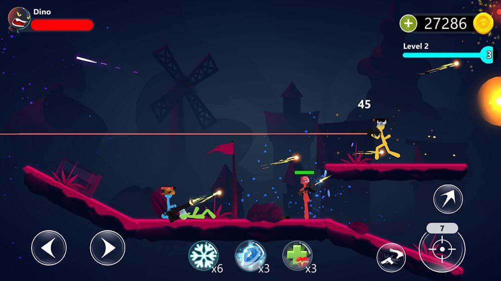 Stickman Fighter : Mega Brawl (stick fight game) MOD APK