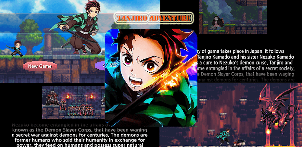 Tanjiro Game: Pixel Adventure