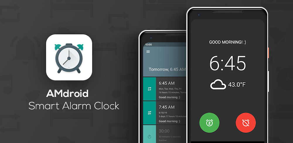 AMdroid (Alarm Clock for Heavy Sleepers)