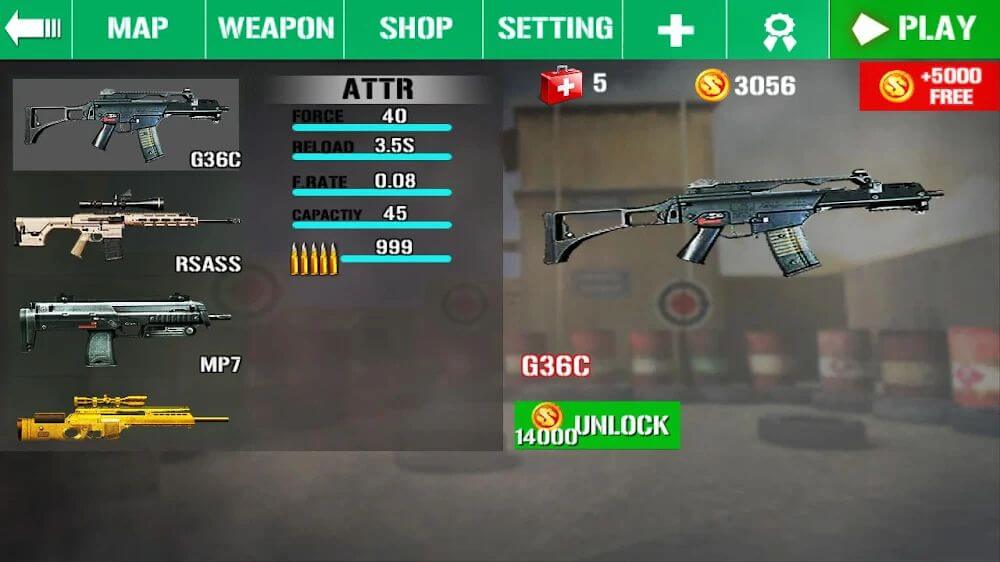 Counter Terrorist Shoot MOD Menu APK V.2.1.0, Much damage, Unlimited Ammo