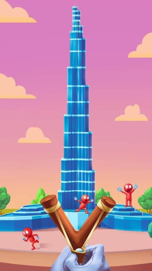 Slingshot Smash v1.6.25 MOD APK (Unlimited Money, Unlocked, No ADS) Download