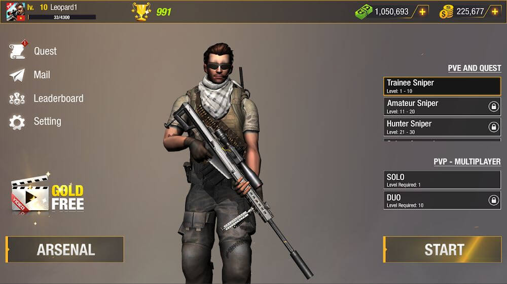 Sniper Warrior: Online PvP Sniper – LIVE COMBAT