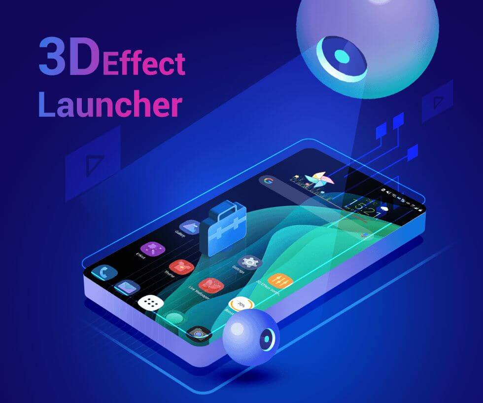 3D Effect Launcher  MOD APK (Premium Unlocked) Download