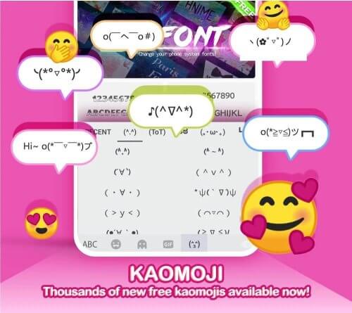 Kika Keyboard – Emoji, Fonts