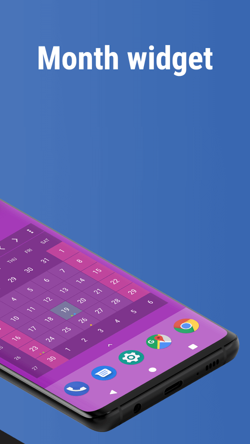 Calendar Widget: Month/Agenda