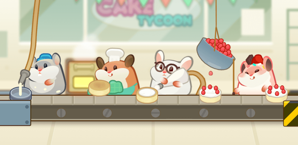 Hamster Tycoon Game - Cake Factory v1.0.58 MOD APK (Unlimited Cash