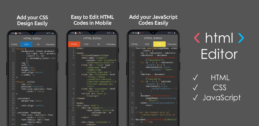 html editor app iphone