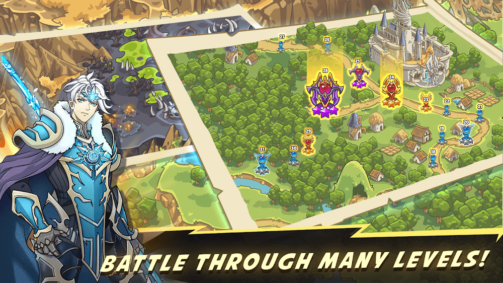 Kingdom War Td V2.1.39 Mod Apk (Free Upgrade, Build, Unlimited Rune)  Download