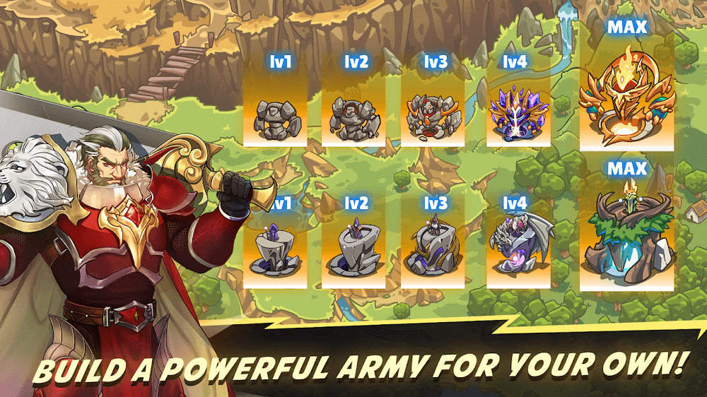 Conquer the Kingdom: Tower War Mod APK (Free Rewards) 1.201 Download