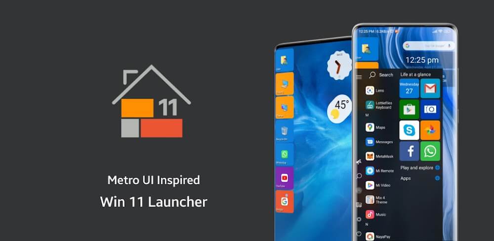 win x launcher pro apk