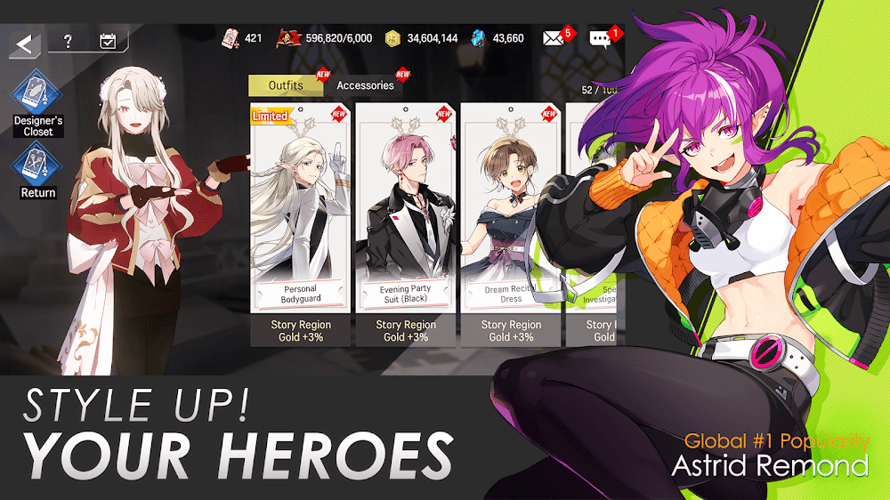 Lord of Heroes anime games Ver. 1.3.121307 MOD Menu APK