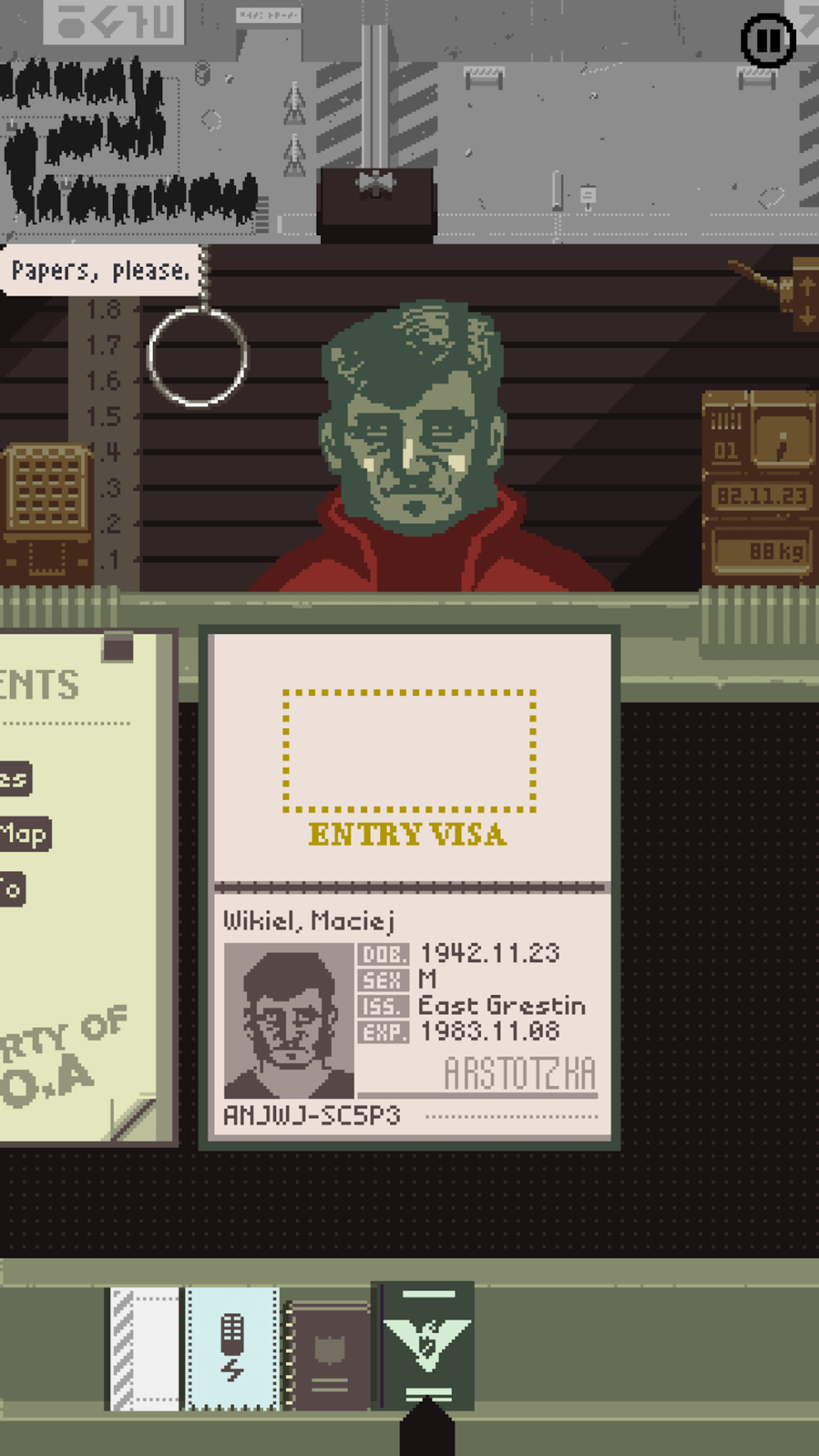 Papers please карта с городами