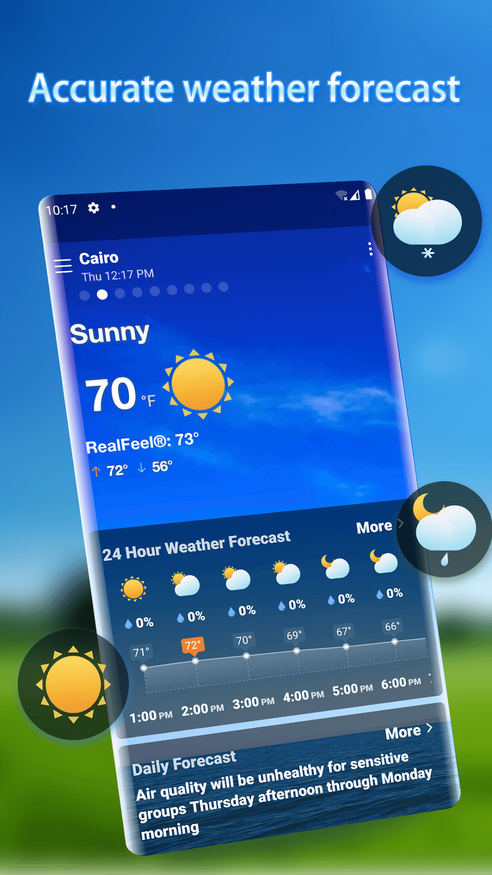 Local Weather Alerts – Widget