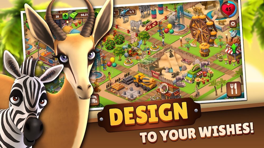 Download Zoo Life: Animal Park Game MOD free purchases 2.5.3 APK