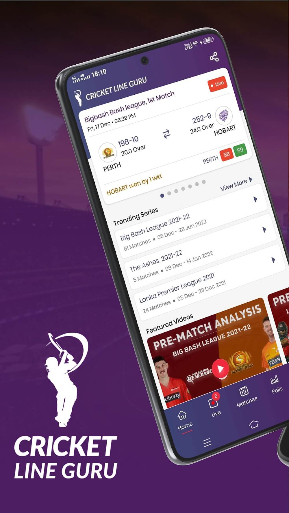 Cricket Line Guru v18.5 MOD APK (Premium Unlocked) Download