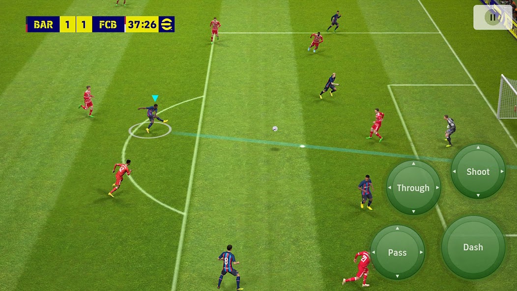 eFootball PES 2023 v7.6.0 MOD APK + OBB (Mega Hit, Angle Goal, Menu