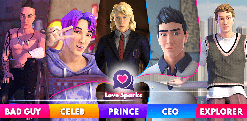 Hack Love Sparks v2.28.4 MOD APK (Unlimited Money) free 2024 Love-sparks-your-dating-games-1