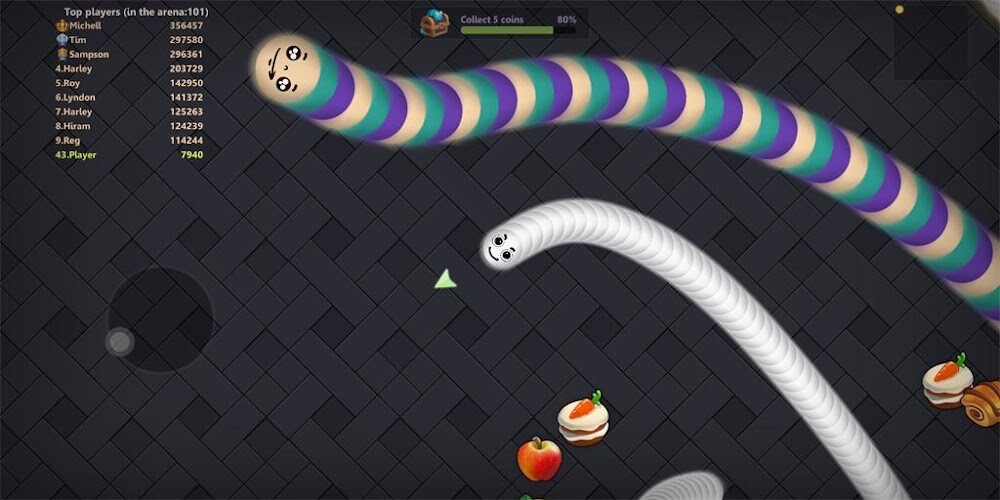 Download Snake Lite-Worm Snake.io Game (MOD - Menu, Money, Zoom) 4.7.2 APK  FREE